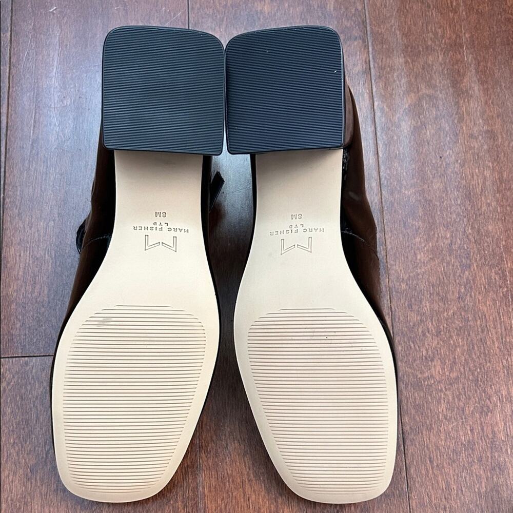Marc Fisher LTD Nessily Mary Jane Pumps, Black Patent Leather, Size 8 - Picture 15 of 16